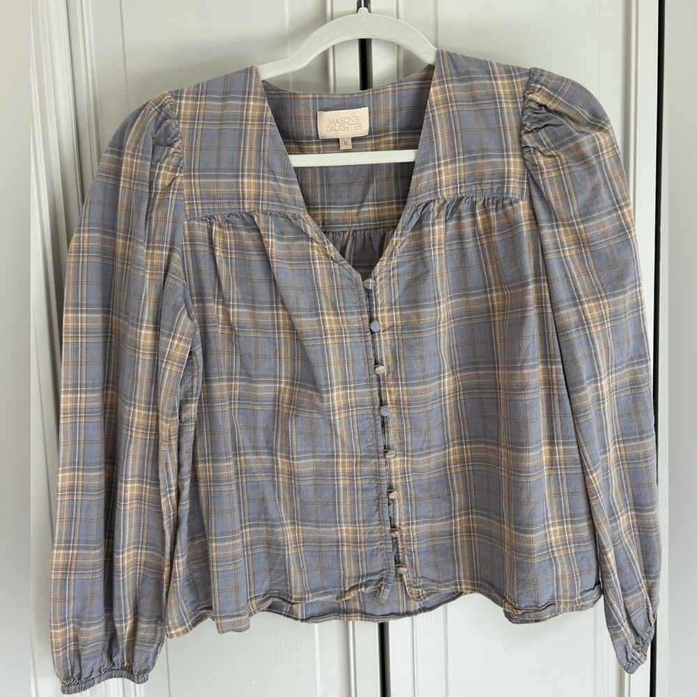 Mason’s Daughter Plaid Top
